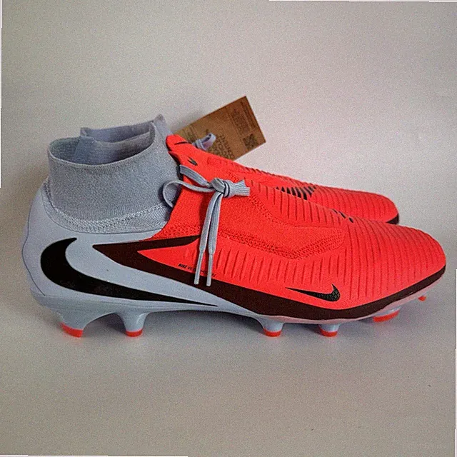 Nike Mens Size 13 Phantom 6 High Pro FG Soccer Cleats Royal Tint HQ2311-400
