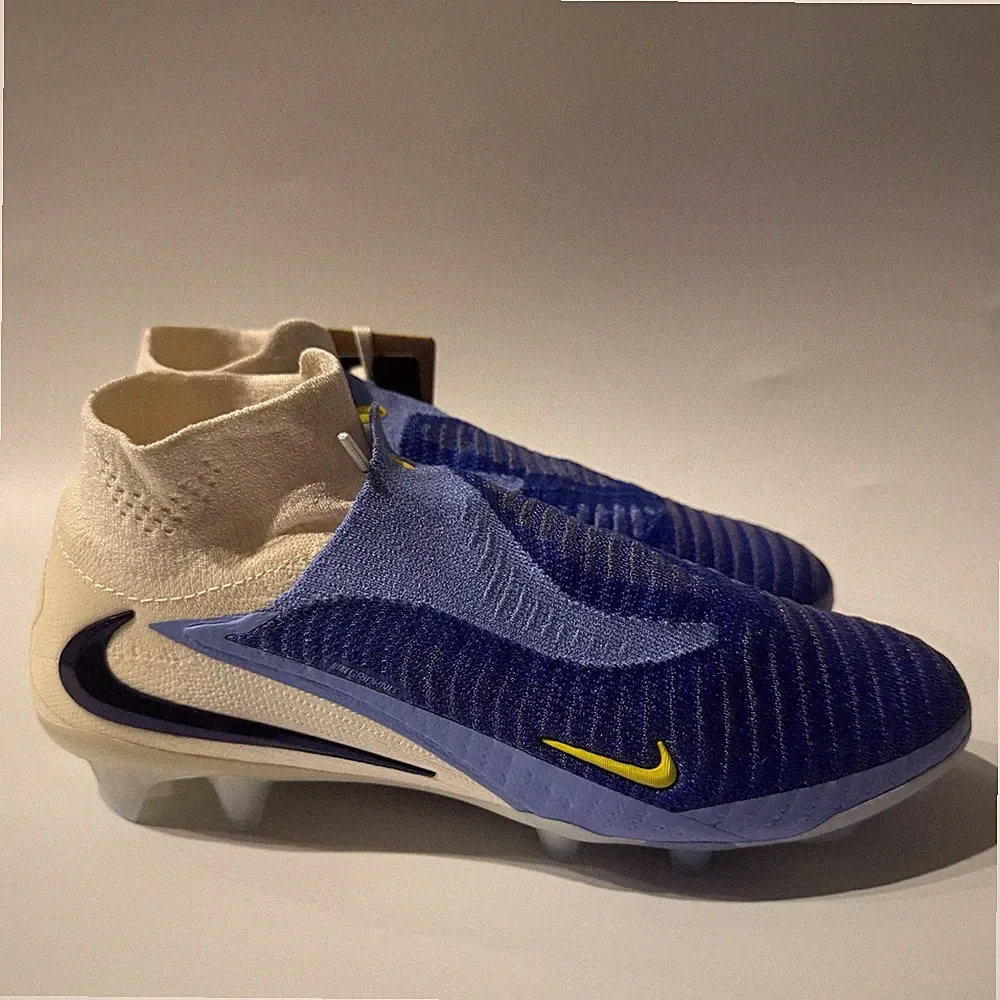 Nike Mens Size 6 Phantom 6 High Elite FG Soccer Cleats Racer Blue HQ2328-400