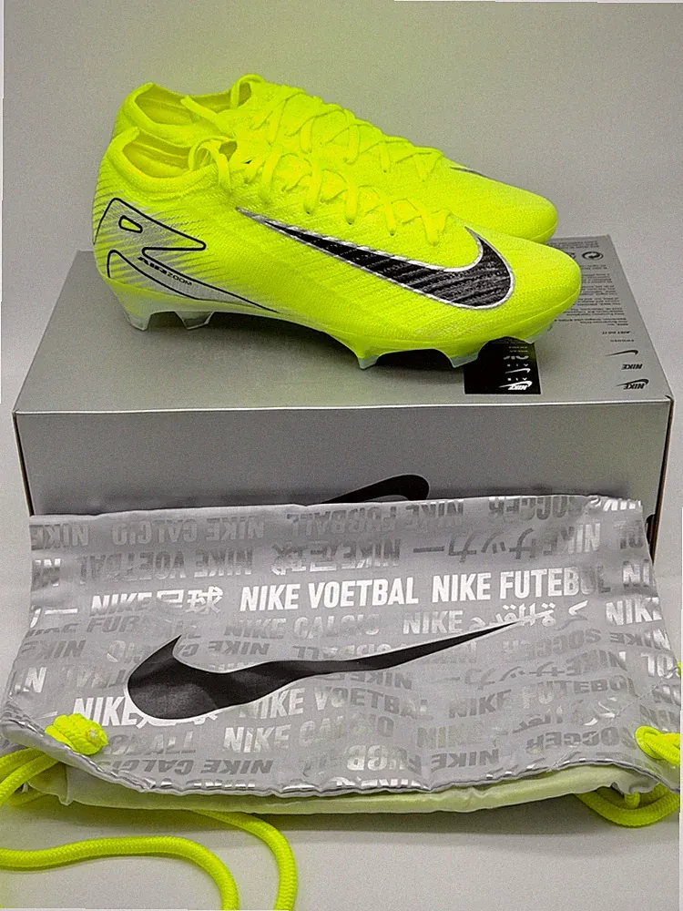 Nike Mens Vapor 16 Elite FG Soccer Cleats Sz 8 Volt NEW FQ1457-700 Firm Ground