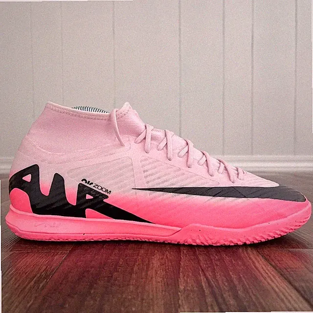 Nike Mens Zoom Superfly 9 Academy IC Indoor Soccer Shoes DJ5627-601 Size 10 Pink