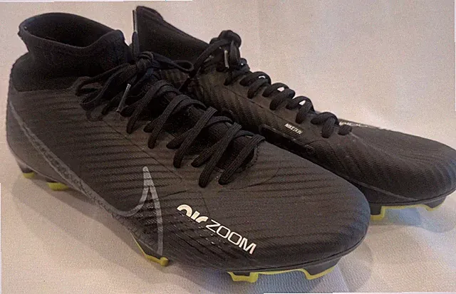 Nike Mercurial Air Zoom Soccer Cleats Black Size 9
