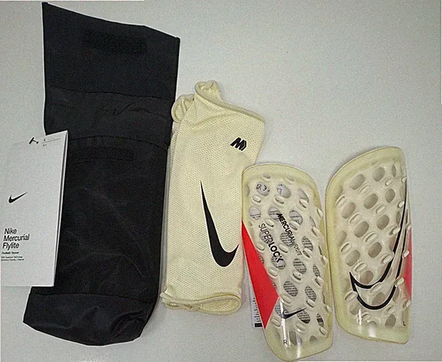 Nike Mercurial FlyLite Superlock Shin Guards SZ L Adult DN3608