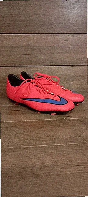 Nike Mercurial Girls Soccer Cleats Size 6Y 651634-650 Pink Purple