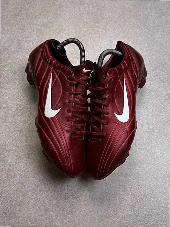 Nike Mercurial Pace Vapor II FG Vintage US8.5 Red R9 Era Soccer Cleats