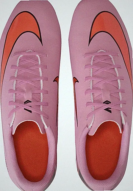 Nike Mercurial Pink Soccer Cleats Soccer Athletic Shoes for adults size 8.5