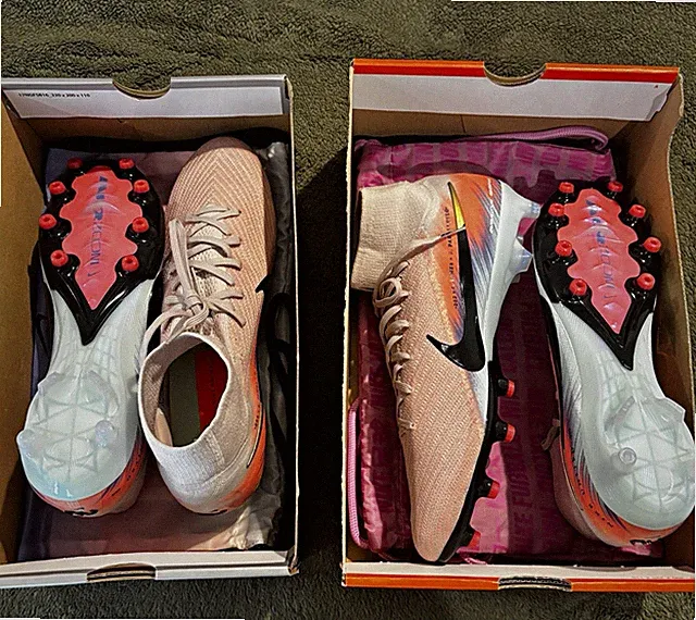 Nike mercurial soccer cleats AG plate