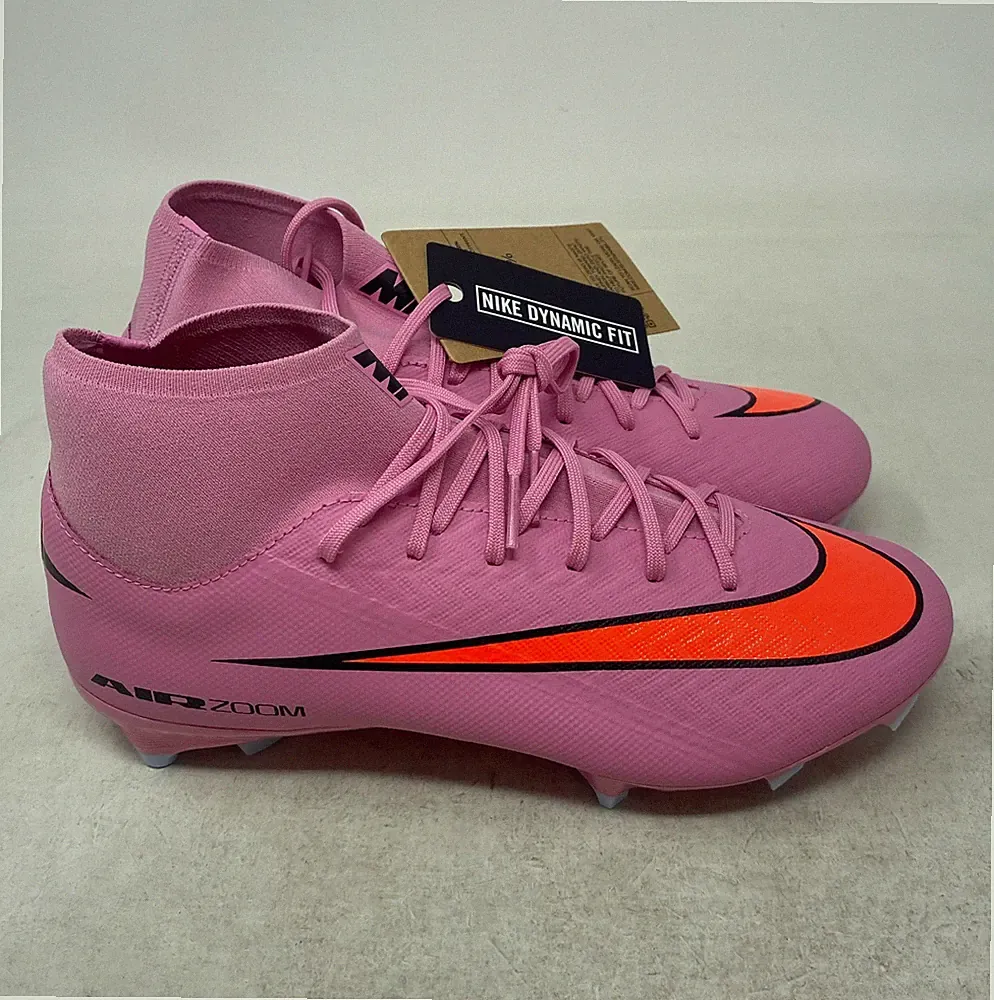 Nike Mercurial Superfly 10 Academy FG/MG Cleats Magic Flamingo/Black - Men’s 7