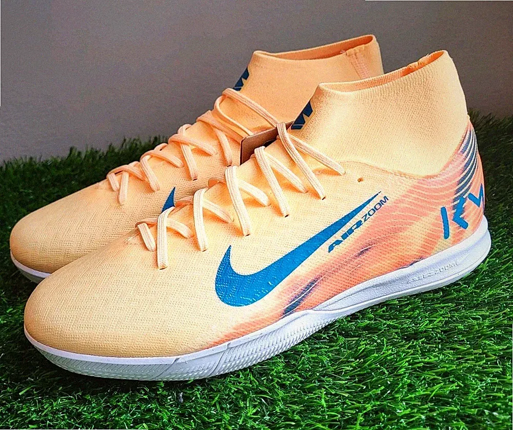 NIKE MERCURIAL SUPERFLY 10 ACADEMY KYLIAN MBAPPE INDOOR SOCCER SHOES SIZE 7.5