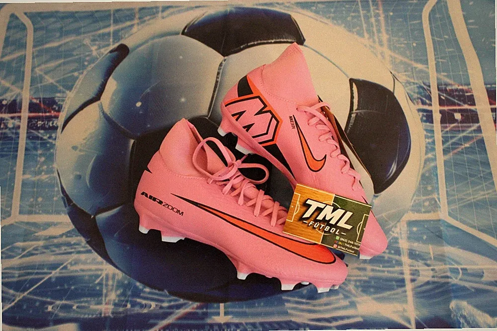 Nike-Mercurial Superfly 10 Academy MG 'Magic Flamingo 4.5Y Soccer Cleats