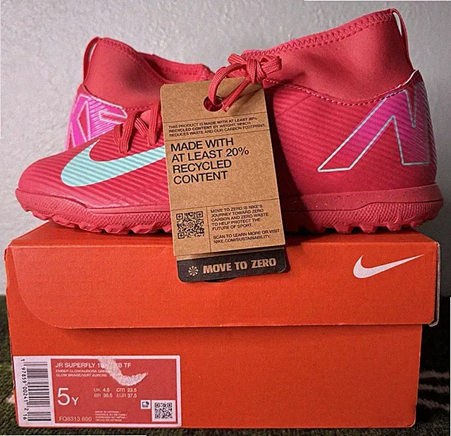 Nike Mercurial Superfly 10 Club FQ8313-800 Youth 5Y Mad Energy Pack Turf Soccer
