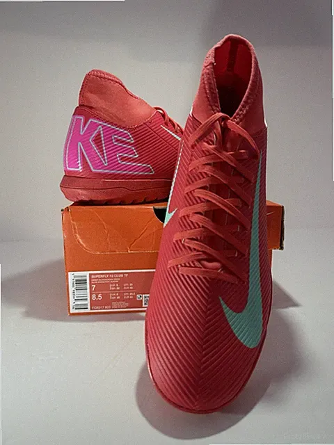 Nike Mercurial Superfly 10 Club TF | Men’s 7 Turf Soccer Shoes FQ8317-800 - NEW