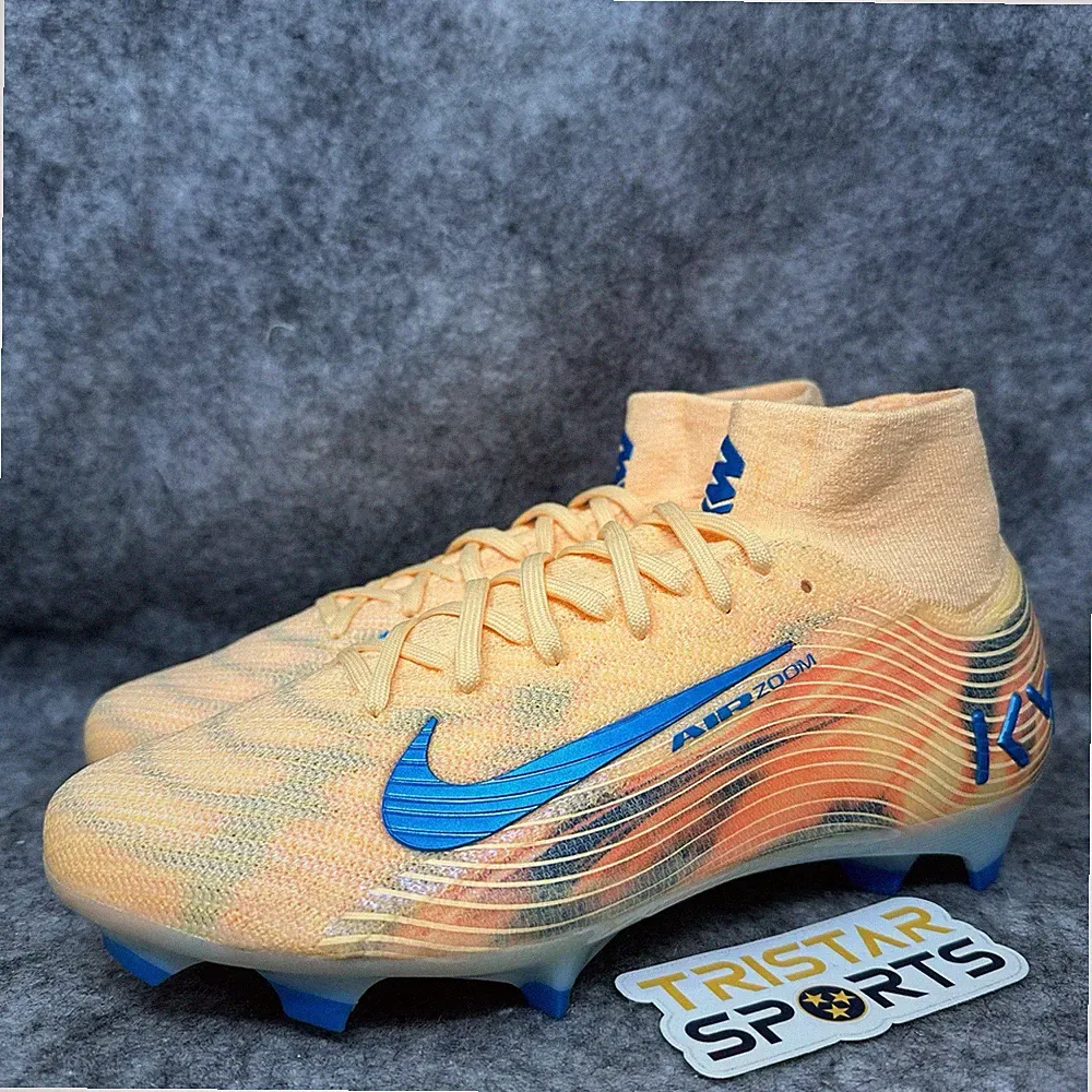 Nike Mercurial Superfly 10 Elite FG Soccer Cleats Mens Sz 6.5 Mbappe Melon Tint