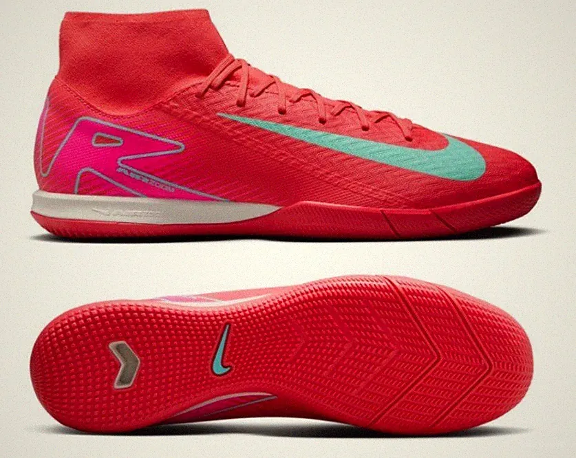 Nike Mercurial Superfly 10 IC Indoor Soccer Cleats Futsal FQ8332-800 Mens 9.5