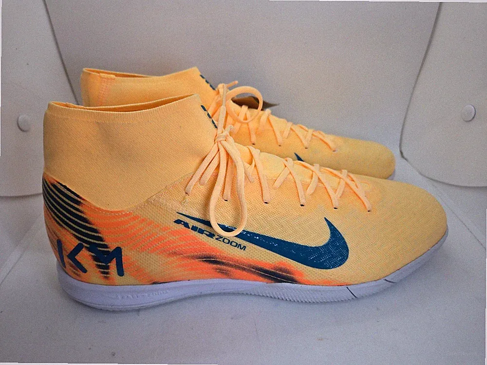 Nike Mercurial Superfly 10 Kylian Mbappe Indoor Soccer Shoe Mens 12.5 fq8334-801