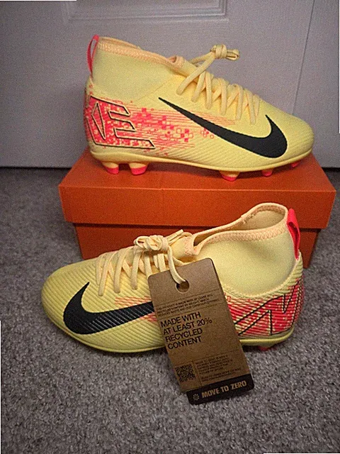 Nike Mercurial Superfly 10 Mid top Kids' Soccer Shoes Size 5Y