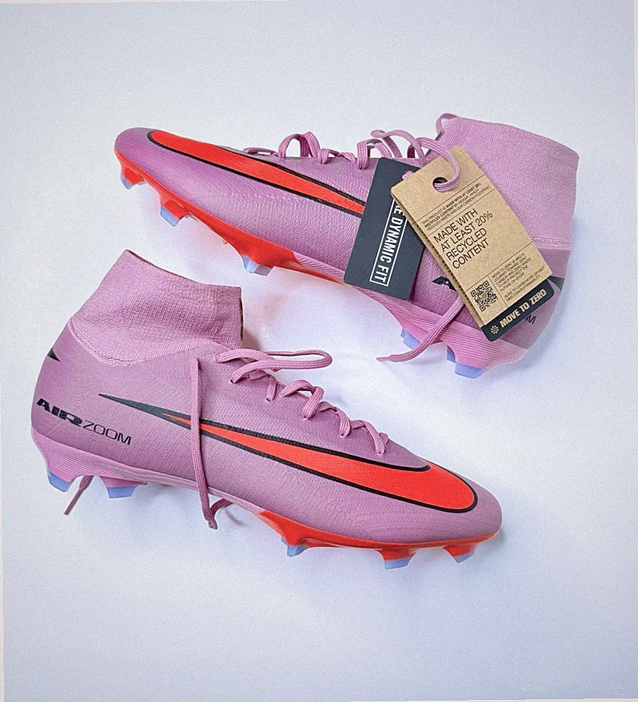 Nike Mercurial Superfly 10 Pro Firm-Ground High-Top Soccer Cleats Size 12.5