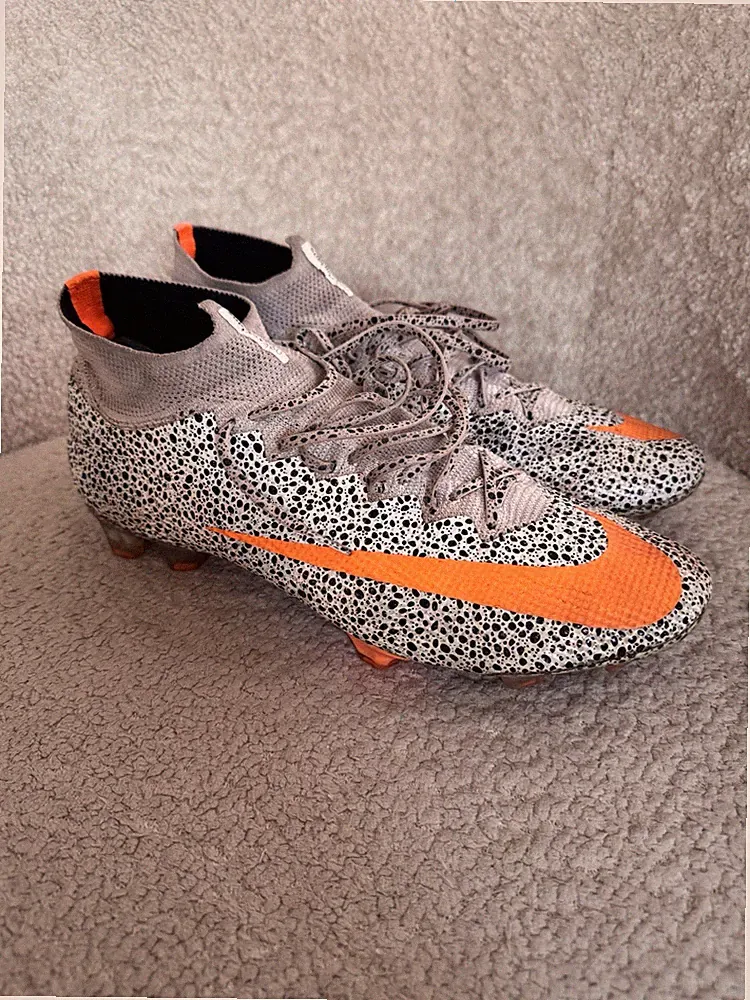 Nike Mercurial Superfly 360 Safari FG US 12.5 Soccer Cleats CQ4901-180 Flyknit