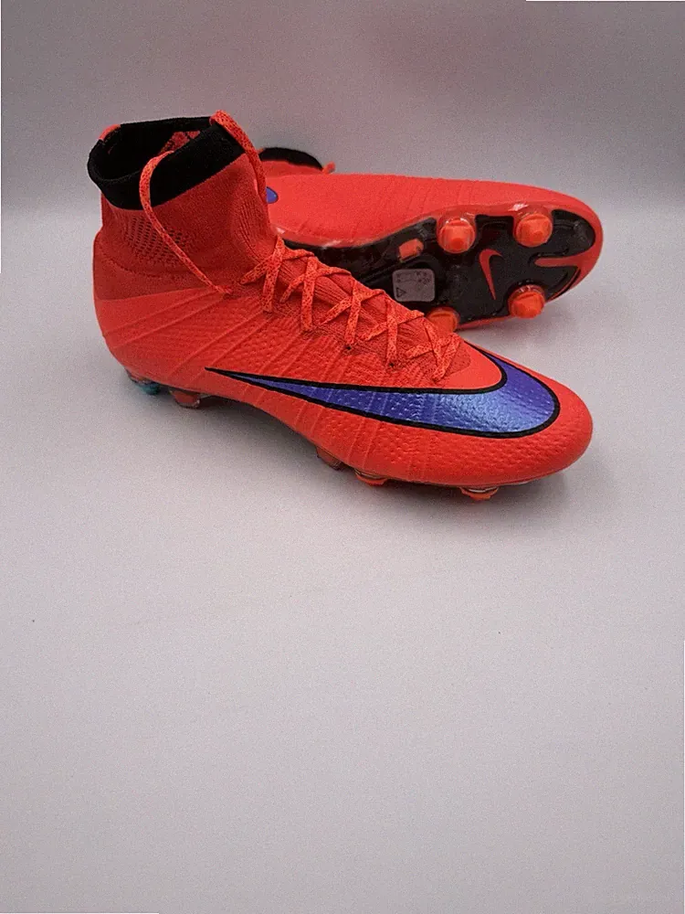 Nike Mercurial Superfly 4 Pink Orange ACC Elite Carbon Football Cleats Boots