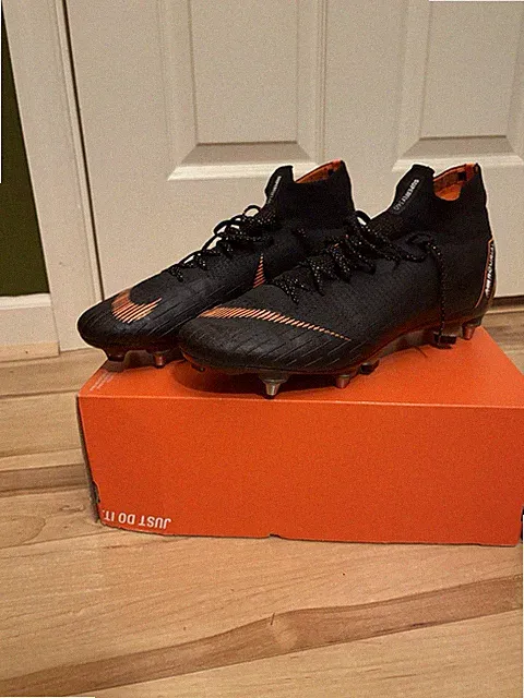 Nike Mercurial Superfly 6 AG-Pro ACC Black Orange Sz 12.5 OG $275 Great Shape