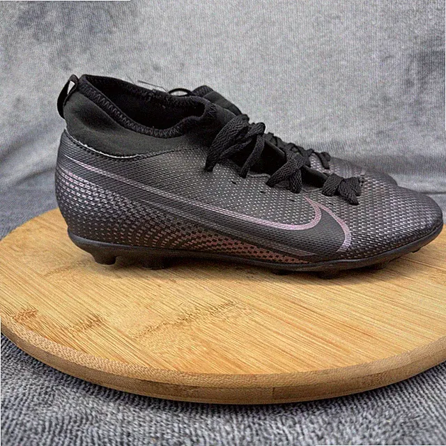 Nike Mercurial Superfly 7 Academy MG Cleats Youth Size 5.5Y Black AT8150-010