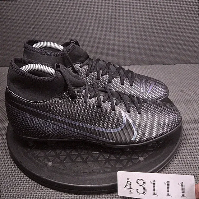 Nike Mercurial Superfly 7 Academy Shoes Mens Size 7 Black Soccer Mid Top Cleats