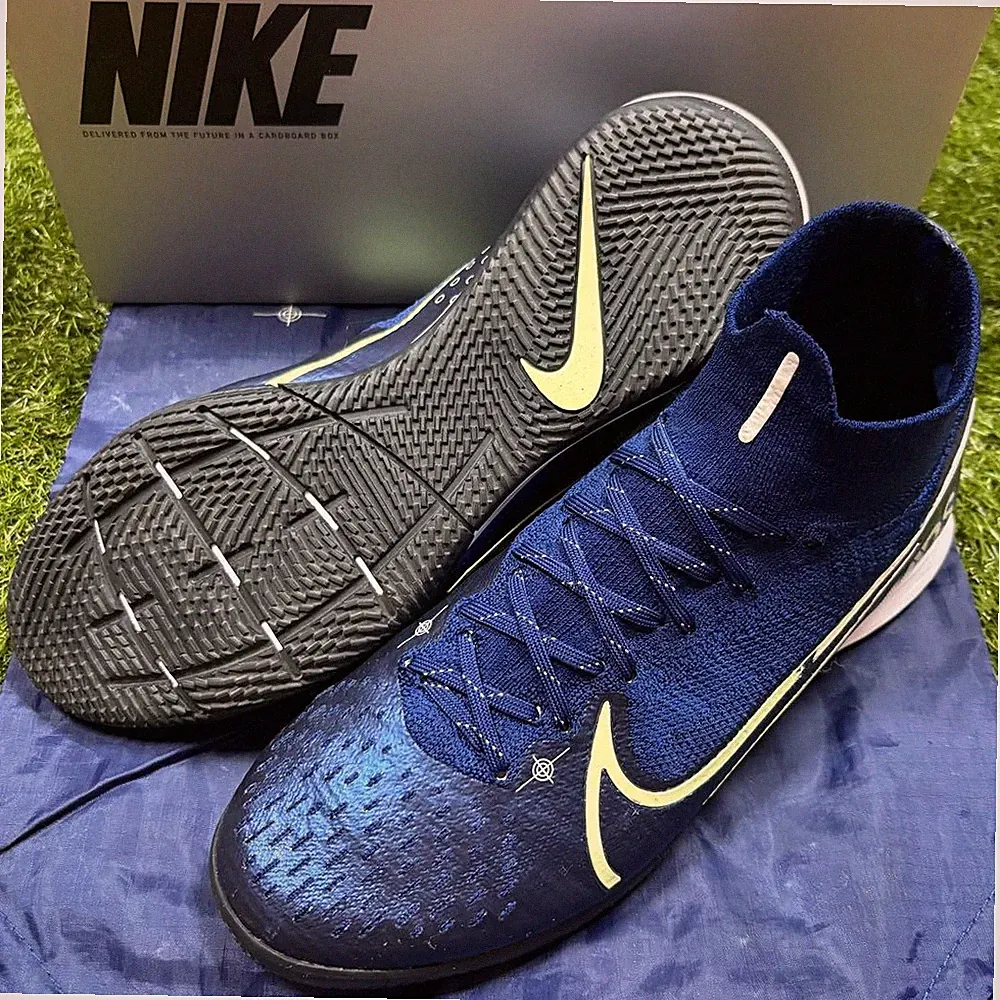 Nike Mercurial Superfly 7 Elite MDS IC BQ5470 401 US 9 Indoor Soccer Cleats