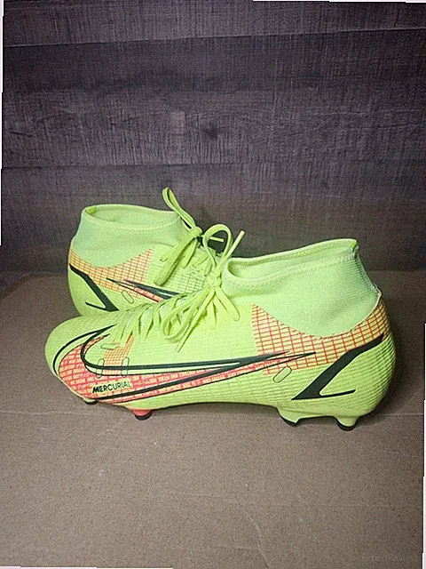Nike Mercurial Superfly 8 Academy FG/MG Volt Soccer Cleats Sz 7.5 CV0843 760