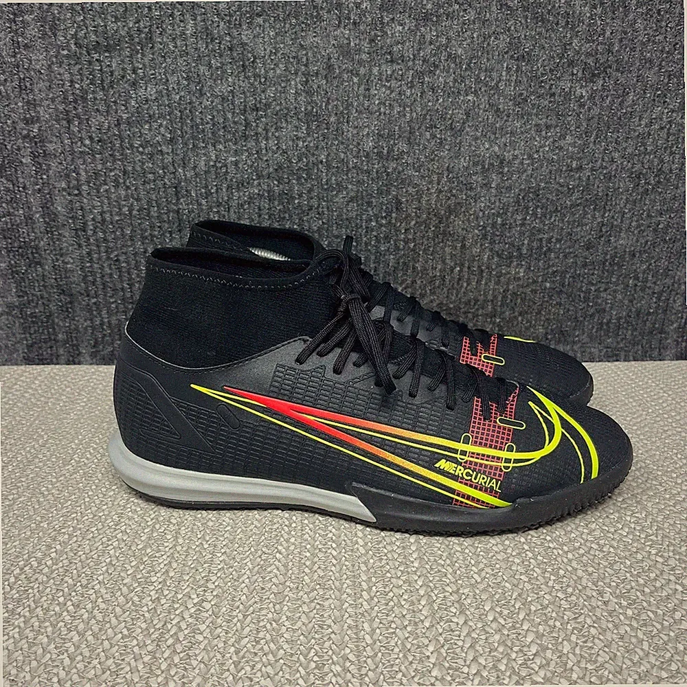 Nike Mercurial Superfly 8 Academy IC Indoor Soccer Cleats Shoes Sz 10 CV0847-090