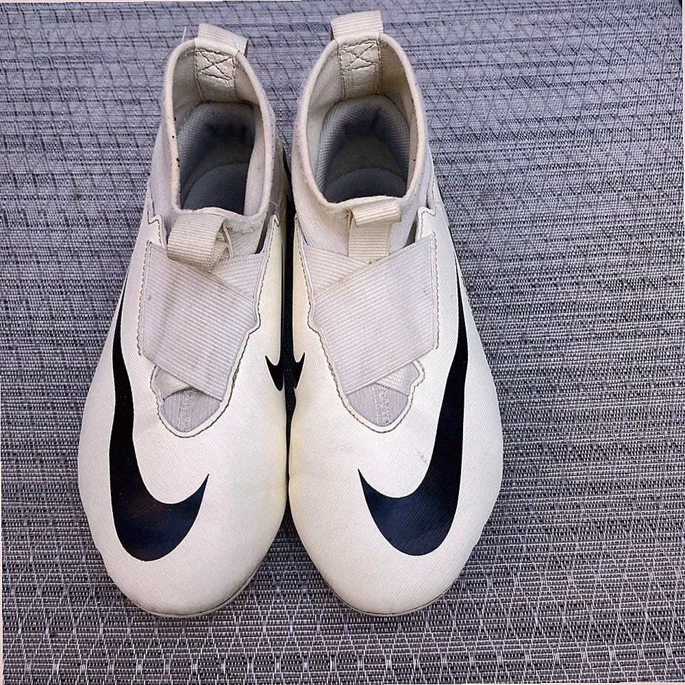 Nike Mercurial Superfly 9 Academy Kids Sz 2.5Y Soccer Cleats Beige Multi Ground