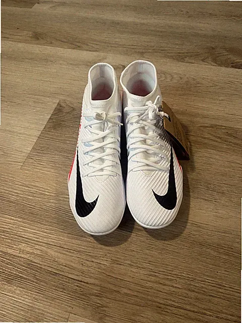 Nike Mercurial Superfly 9 Club Fg/Mg Crimson Red-White-Black DJ5961-600 Sz 7 NWT