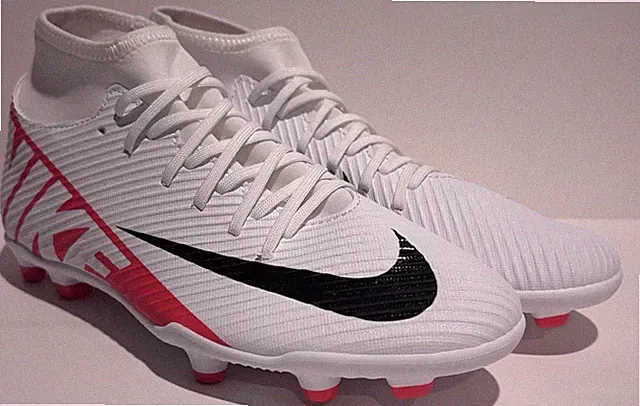 Nike Mercurial Superfly 9 Club MG Mens DJ5961-600 White Red Soccer Cleats Size 7