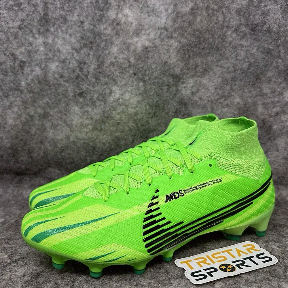 Nike Mercurial Superfly 9 Elite AG Soccer Cleats Mens 10.5 Green Dream Speed CR7