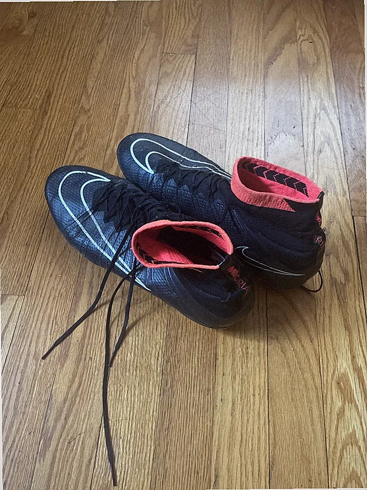 Nike Mercurial Superfly IV Elite AG Black Soccer Cleats Men's Sz 11.5