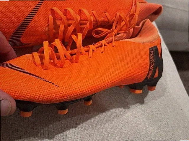 Nike Mercurial Vapor 12 PRO FG ACC Orange Soccer Cleats Sz 9 Mens NEW AH7382 810