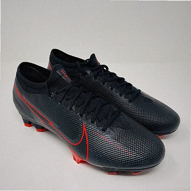 Nike Mercurial Vapor 13 Pro FG Soccer Cleats Black Mens Size 6.5 AT7901-060
