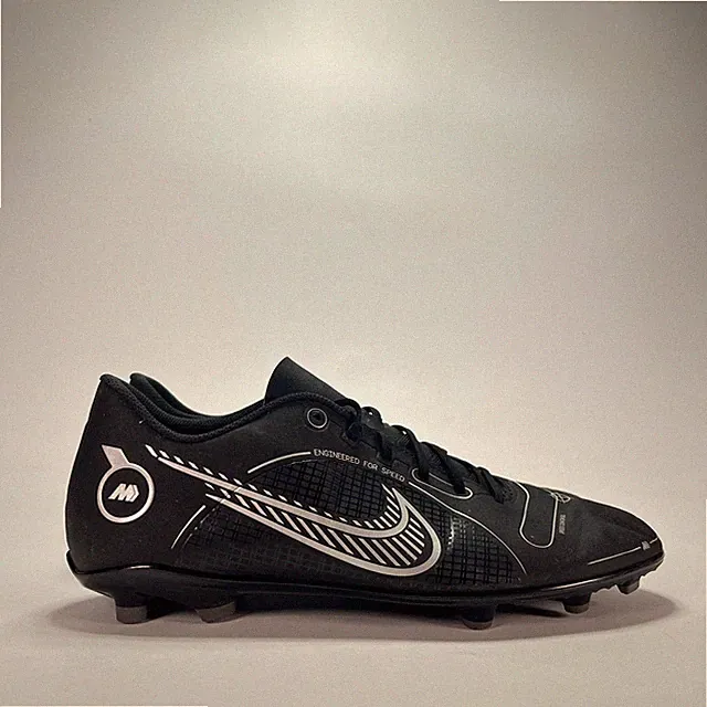 Nike Mercurial Vapor 14 Club MG Black Silver Soccer Sleats DJ2903-007 Mens Sz 13