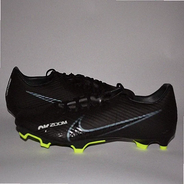 Nike Mercurial Vapor 15 Academy FG/MG Size 9 Black Grey Volt DJ5631-001 Cleat