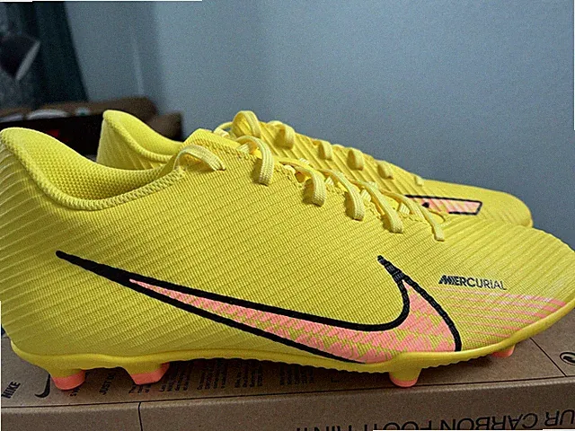 Nike Mercurial Vapor 15 Club FG/MG Yellow Strike Sunset Glow DJ5963-780 Men's 10