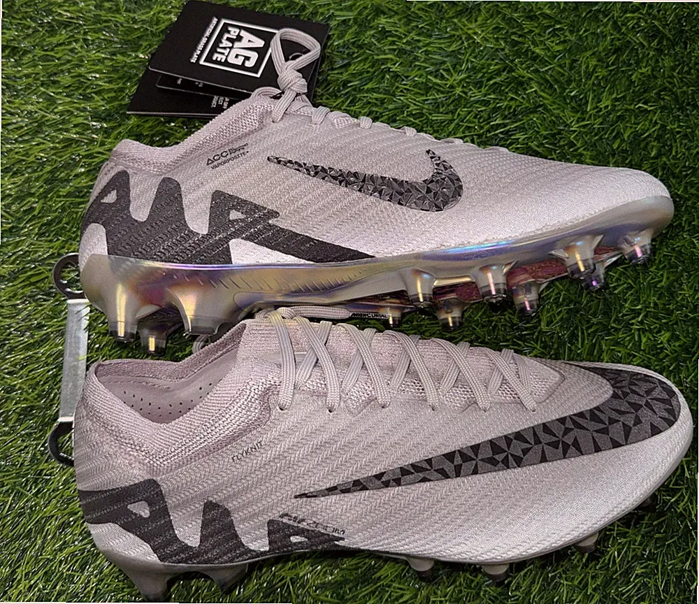 Nike Mercurial Vapor 15 Elite AG Pro Grey Soccer Cleats HF4407-001 Mens Size 8