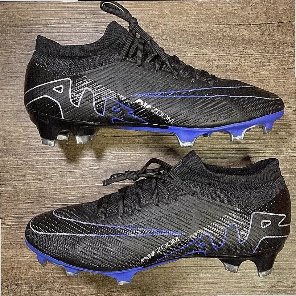 Nike Mercurial Vapor 15 Pro FG Soccer Cleats Men Size 6.5 / Women Size 8 Black