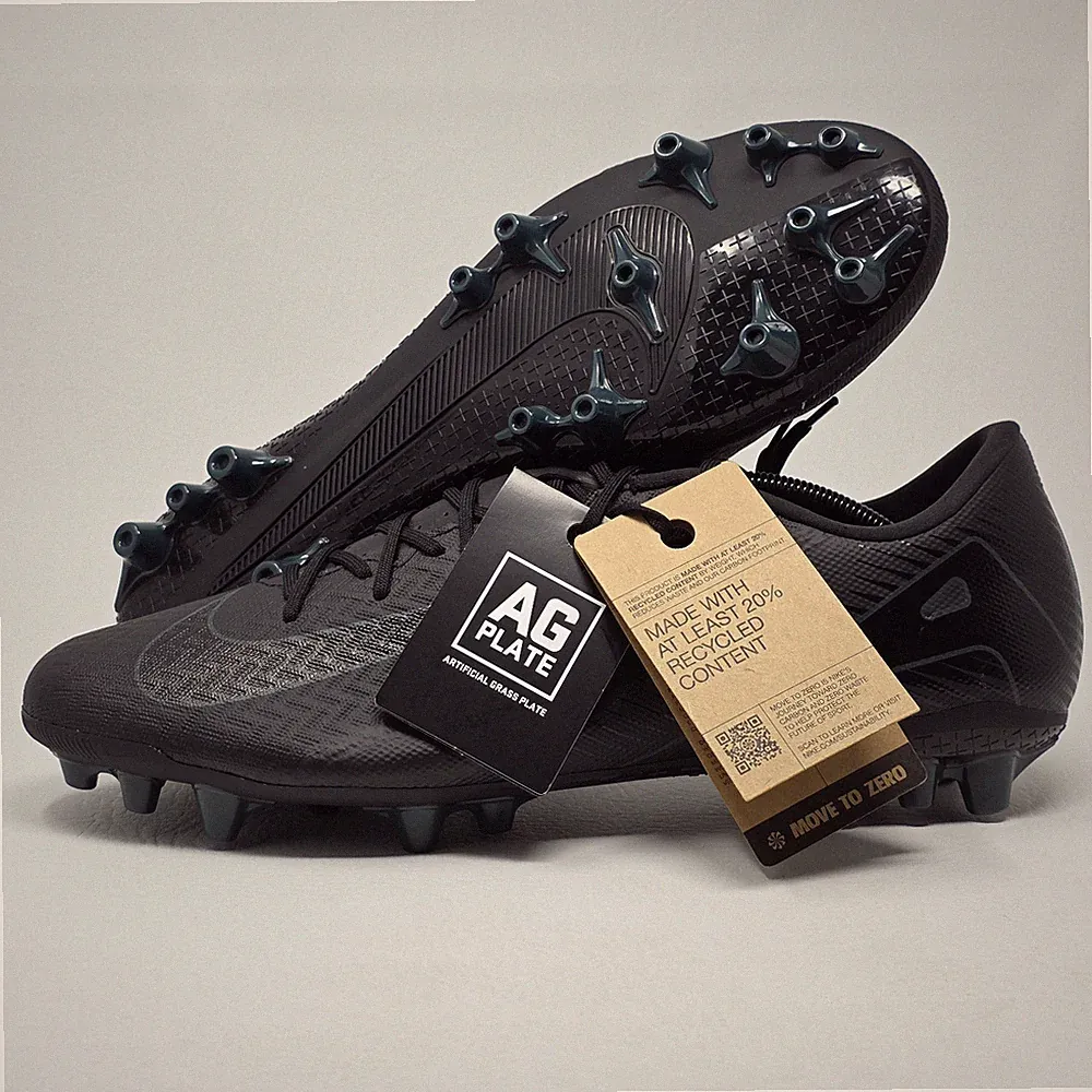Nike Mercurial Vapor 16 Academy AG Soccer Cleats Black FQ8364-002 Mens Sz 13 New