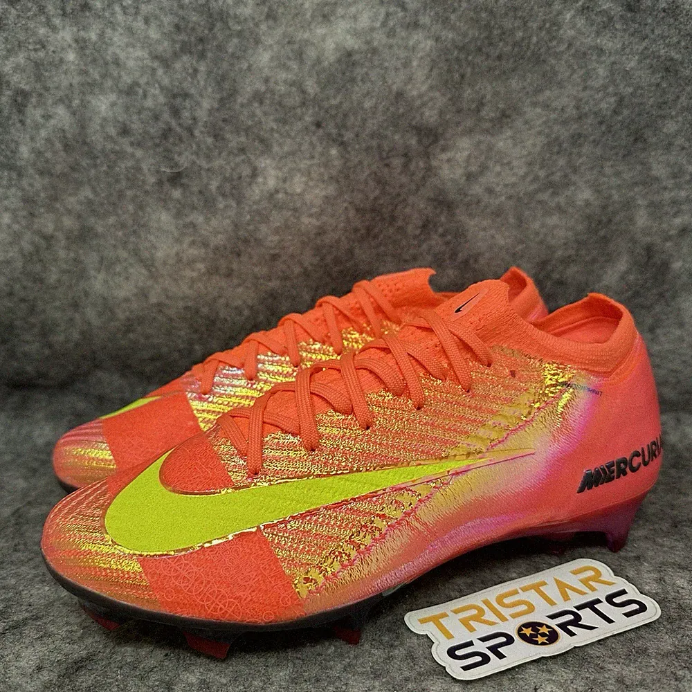 Nike Mercurial Vapor 16 Elite SE FG Soccer Cleats Mens Sz 9.5 Mango Cosmic Speed