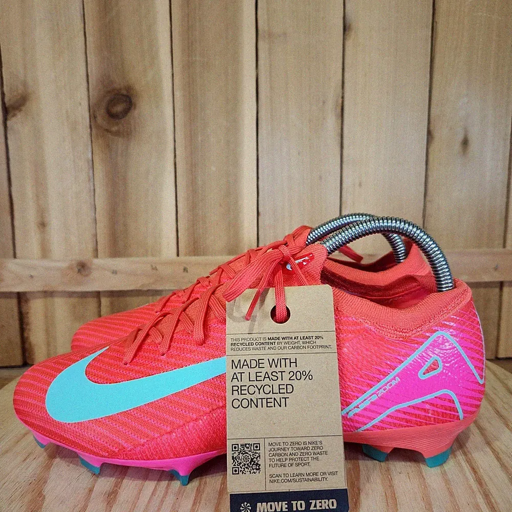 Nike Mercurial Vapor 16 Pro ACC Shoes Mens 7.5 Pink Knit Soccer Cleats Athletic