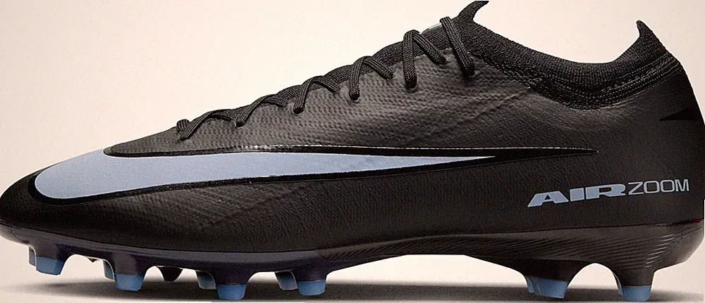 Nike Mercurial Vapor 16 Pro Artificial-Grass Low-Top Soccer Cleats (Black/Ice Bl