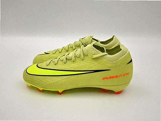 Nike Mercurial Vapor 16 Pro FG GS Size 2.5Y Limelight Hyper Crimson HF5448-300