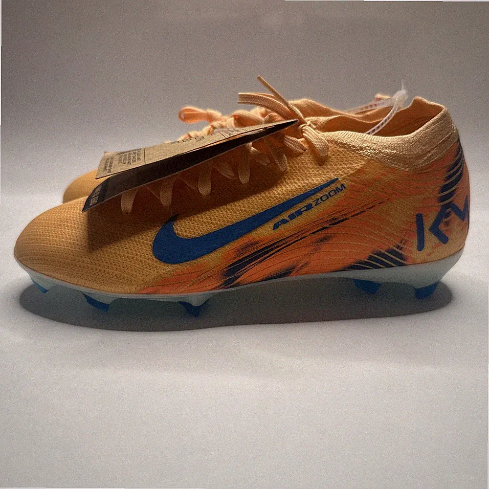 Nike Mercurial Vapor 16 Pro FG Youth Cleats Kylian Size 4Y Melon HF5450-801