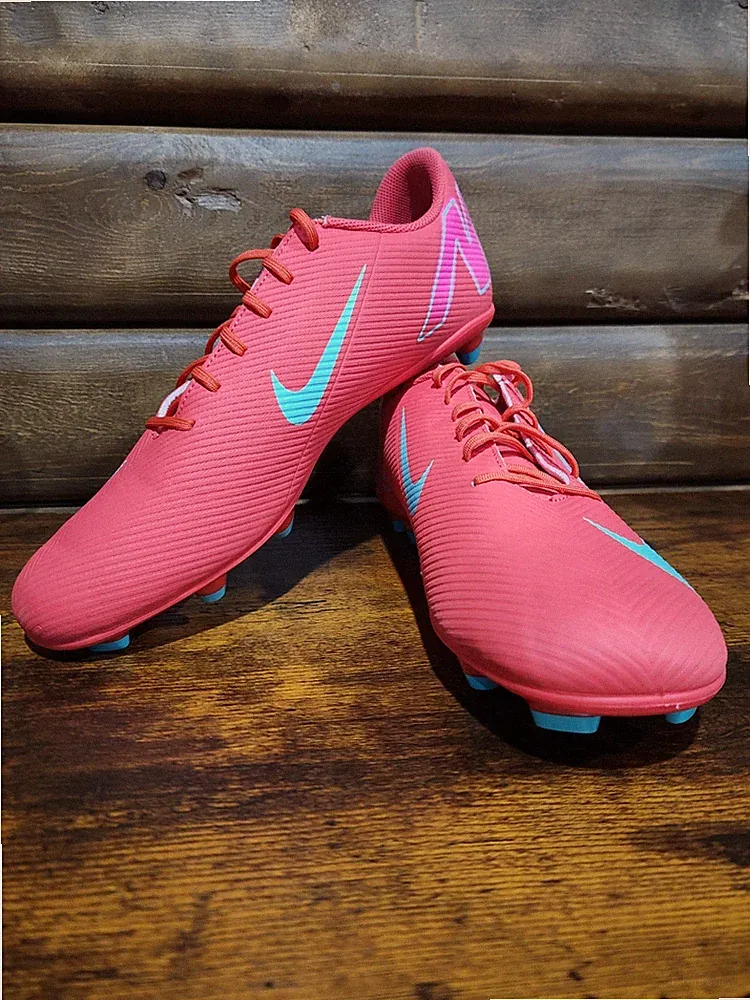 Nike Mercurial Vapor Club Low Soccer Cleats Men’s Size 13 Pink Teal FQ8441-800