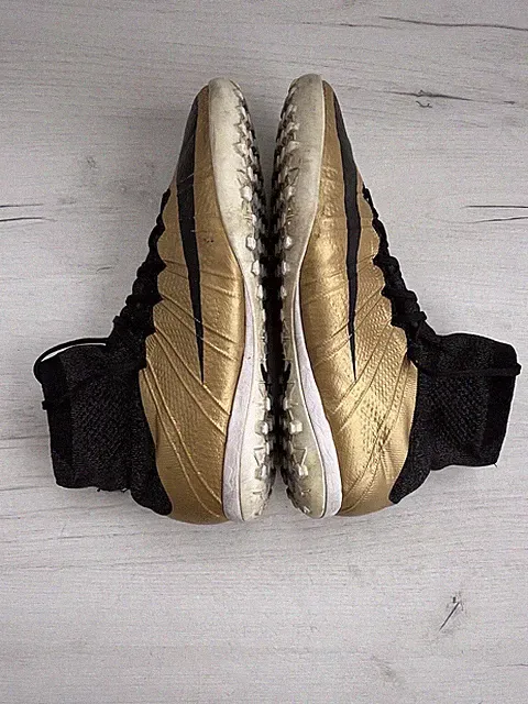 Nike Mercurial Vapor Indoor Gold Football Shoes Cleats US9.5 UK8.5 EUR43