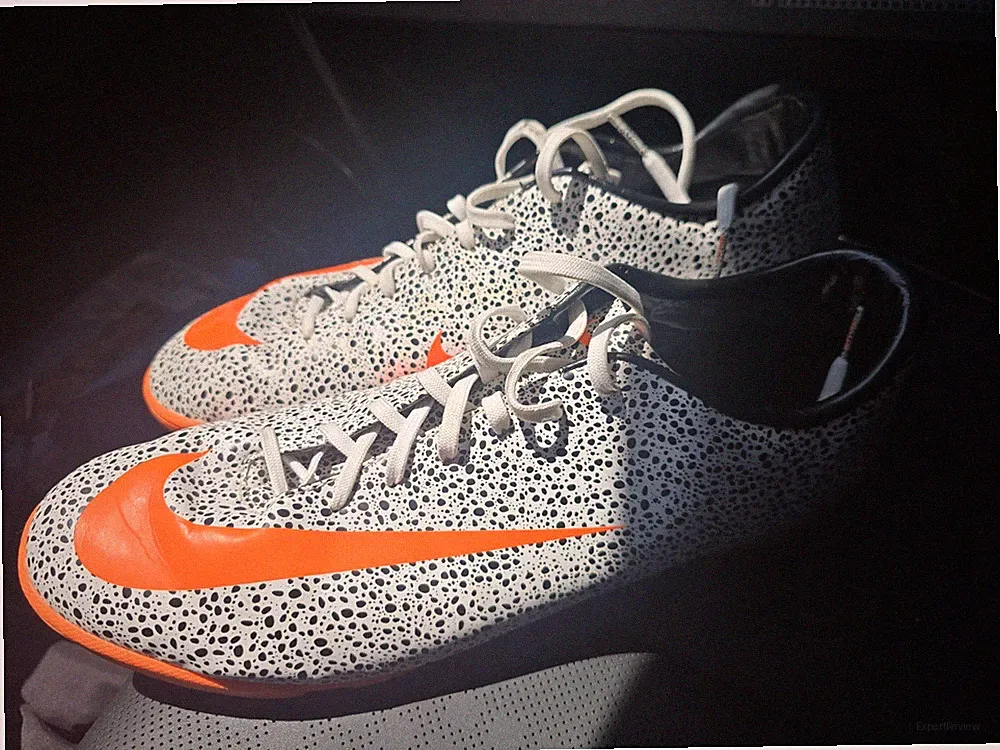 Nike Mercurial Vapor Safari IC Indoor Soccer Shoes White Orange Men's US 14 Rare