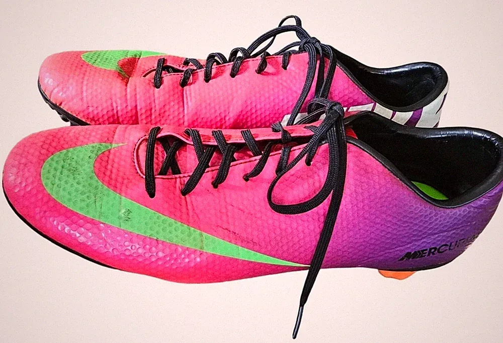 Nike Mercurial Veloce FG Mens Soccer Cleats Shoes Sz 11.5 Purple Pink 555447-635